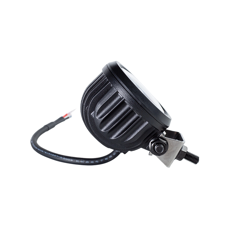 Bezpečnostní výstražné světlo pro vysokozdvižný vozík IP67 5W DC9-80V šikmé kulaté modré bodové