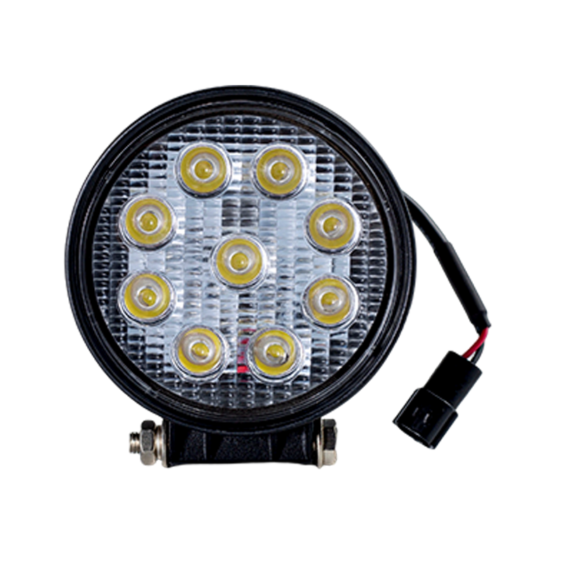 IP67 001 Těžké 9-LED kulaté pracovní světlo pro průmyslová vozidla