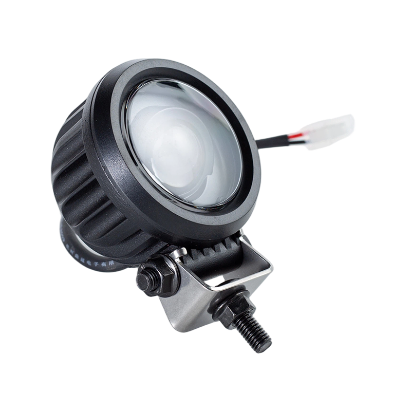 Bezpečnostní výstražné světlo pro vysokozdvižný vozík IP67 5W DC9-80V šikmé kulaté modré bodové