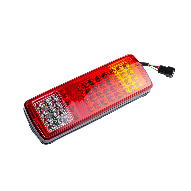 FLDJ-SSWD-002 IP55 6W DC12-24V 3-barevné integrované zadní zadní světlo LED (směrovka + obrysové světlo + zpětné světlo)