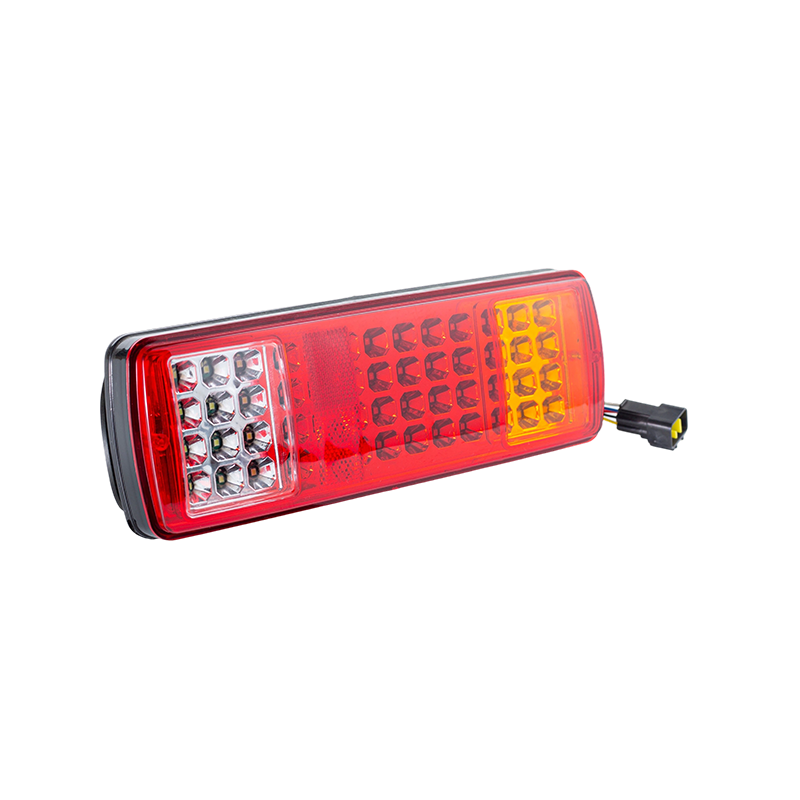 FLDJ-SSWD-002 IP55 6W DC12-24V 3-barevné integrované zadní zadní světlo LED (směrovka + obrysové světlo + zpětné světlo)