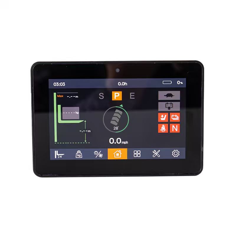 IP66 5palcový Landscape CAN Bus Touch Dashboard / DC16V-DC120V Wide Voltage FLYB-1005-1